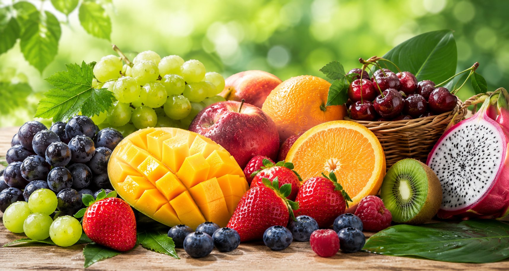 Assorted fresh fruits